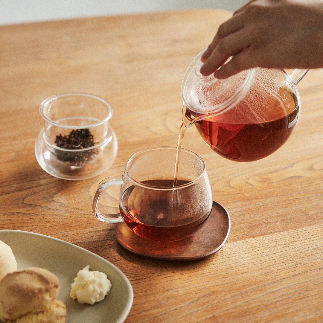 Porte filtre en verre – un air de thé