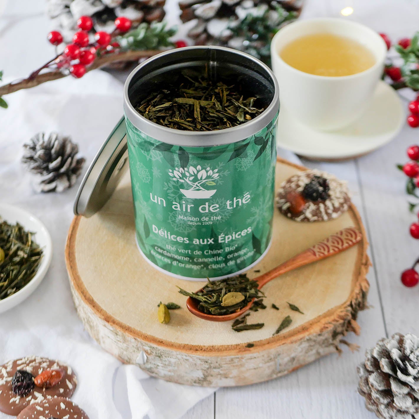 Thé de Noël - Un thé vert bio de noël