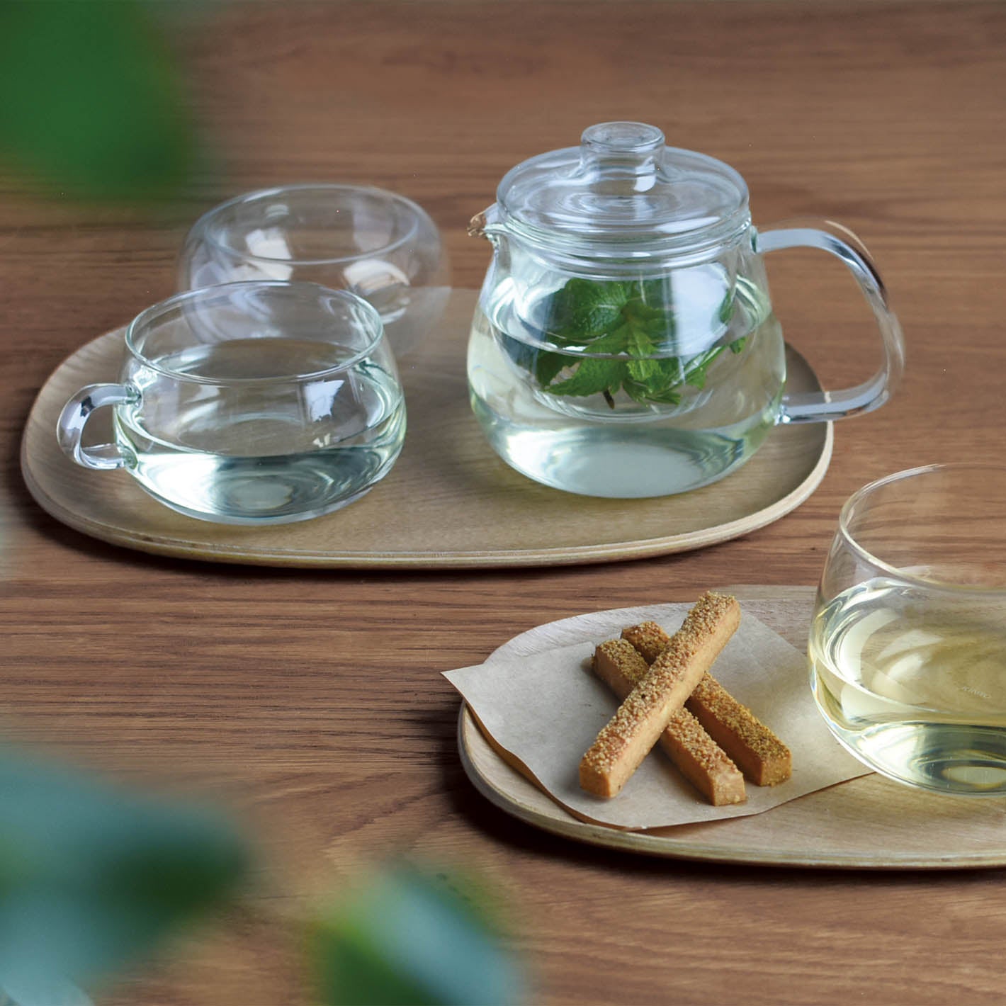 Théière petit format en verre 500ml – un air de thé